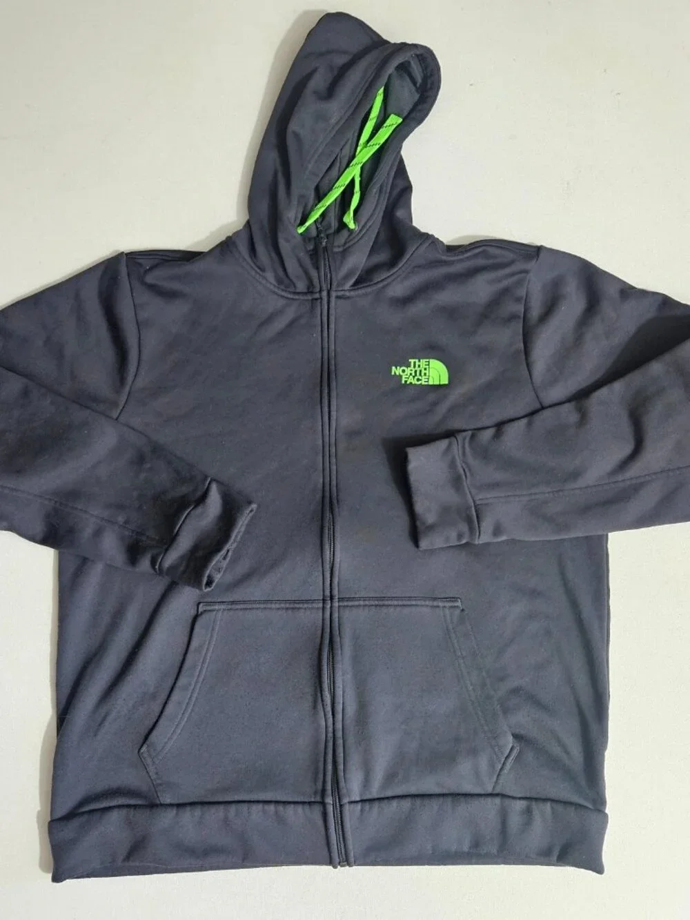 The North Face Men's Black Full Zip Hoodie Jacket 721569 XL